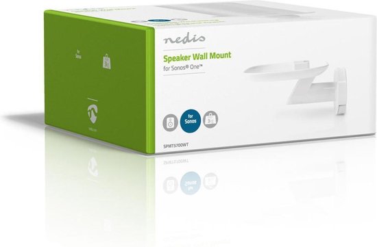 Nedis Speakerbeugel - Geschikt voor: Sonos One / Sonos PLAY:1 - Wand - 3 kg - Vast - ABS / Staal - Wit - afbeelding 11