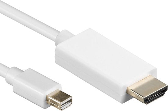 Nedis Mini DisplayPort-Kabel - DisplayPort 1.2 - Mini-DisplayPort Male - HDMI Connector - 21.6 Gbps - Vernikkeld - 2.00 m - Rond - PVC - Wit - Label - afbeelding 10