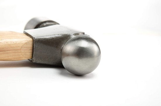 Slotenhamer, voorhamer, stalen hamer en ingenieur hamer, Engelse vorm met Hickory houten steel 910 g - afbeelding 6