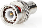 Nedis BNC-Kabelbeschermer - Recht - Male - Vernikkeld - 50 Ohm - Krimp - Diameter kabelinvoer: 7.0 mm - Staal - Zilver - 25 Stuks - Polybag - afbeelding 4