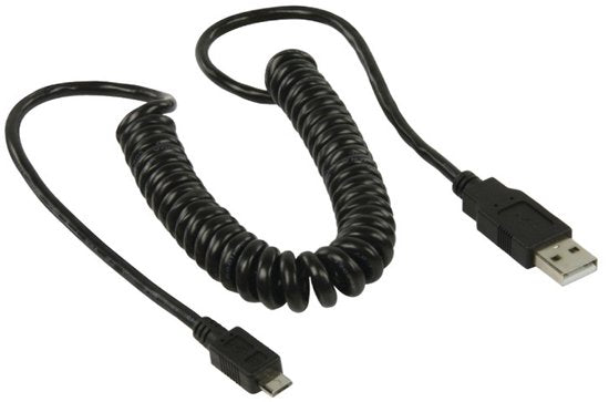 USB-Kabel - USB 2.0 - USB-A Male - USB Micro-B Male - 480 Mbps - Vernikkeld - 2.00 m - Gekruld - PVC - Zwart - Envelop - afbeelding 12