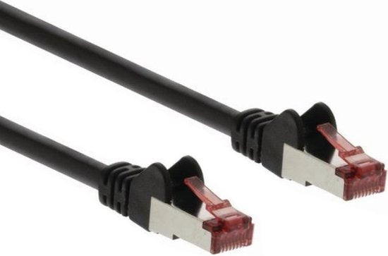 CAT6 Netwerkkabel - RJ45 Male - RJ45 Male - S/FTP - 10.0 m - Rond - LSZH - Zwart - Envelop - afbeelding 12