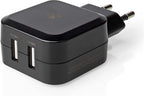 Wandoplader | 4,8 A | 2 uitgangen | USB-A | - afbeelding 6