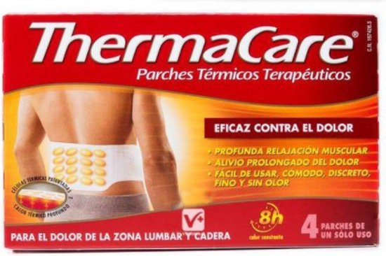 Thermacare Heatwraps Lower Back And Hip 4 Units - afbeelding 1