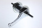 Shimano Remnaaf met terugtraprem - 165 mm aslengte - 36 spaakgaten - Staal - Zilver - Geschikt voor stadsfietsen - afbeelding 3