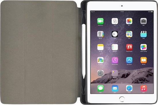 Nedis Tablet Folio Case - iPad Air 10.5" 2019 / iPad Pro 10.5" 2017 - Ingebouwde potloodhouder - Auto-wake-functie - Grijs / Zwart - Polycarbonate / TPU - afbeelding 2