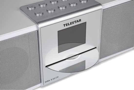 Telestar DIRA S 32i CD (wit) Radio/CD-speler DAB+, VHF (FM), Internet DLNA, WiFi, USB, CD, Bluetooth, Internetradio In - afbeelding 5