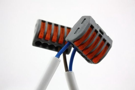Wago 221-415 klemmenblok 1P Oranje, Transparant (25 stuks) - afbeelding 3