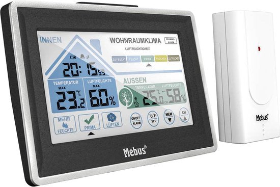 Mebus 01026 01026 Draadloos weerstation - afbeelding 2