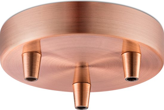 Light Depot - Plafondkap Metaal - Rond - 3 lichts - afbeelding 1