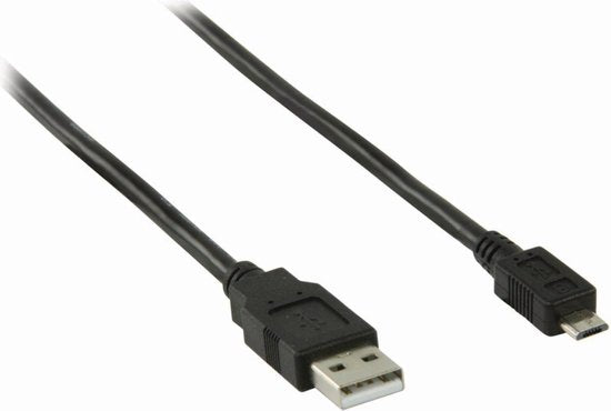 Nedis USB-kabel m 2.0 Micro-USB B Zwart - afbeelding 9