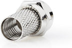 F-connector | Mannelijk | Voor 6,8mm-coaxkabels | 25 stuks | Metaal - afbeelding 39