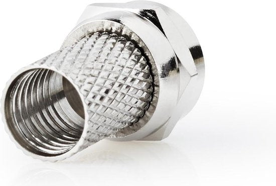 F-connector | Mannelijk | Voor 6,8mm-coaxkabels | 25 stuks | Metaal - afbeelding 39