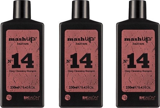 mashUp haircare N° 14 Deep Cleansing Shampoo 250ml - 3 stuks - afbeelding 1