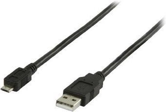 Nedis USB-kabel m 2.0 Micro-USB B Zwart - afbeelding 24