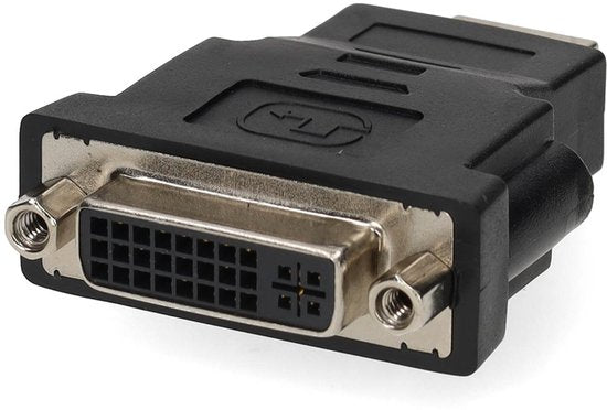 Nedis HDMI-Adapter - HDMI Connector - DVI-D 24+1-Pins Female - Verguld - Recht - ABS - Zwart - 1 Stuks - Doos - afbeelding 3