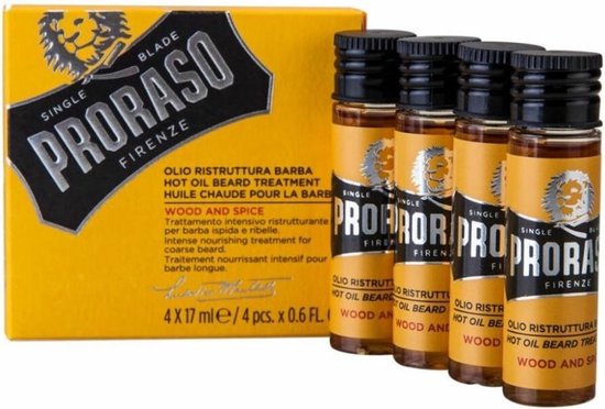 Baard Olie Yellow Proraso Warm (4 x 17 ml) - afbeelding 6