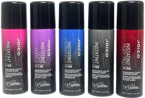 Joico Color Spray 5 Kleuren a 50 ml Hot Pink/ Periwinkle/ Light purple/ Titanium /Ruby Red SALE !!! - afbeelding 2