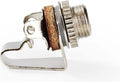 Nedis 3,5 mm Audioconnector - Recht - Female - Vernikkeld - Solderen - Metaal - Zilver - 25 Stuks - Polybag - afbeelding 1