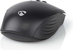 Nedis Muis - Draadloos - 800 / 1200 / 1600 dpi - Instelbare DPI - Aantal knoppen: 6 - Rechtshandig - afbeelding 5