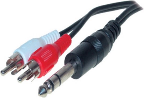 Nedis Stereo-Audiokabel - 6,35 mm Male - 2x RCA Male - Vernikkeld - 2.00 m - Rond - Polybag - afbeelding 10