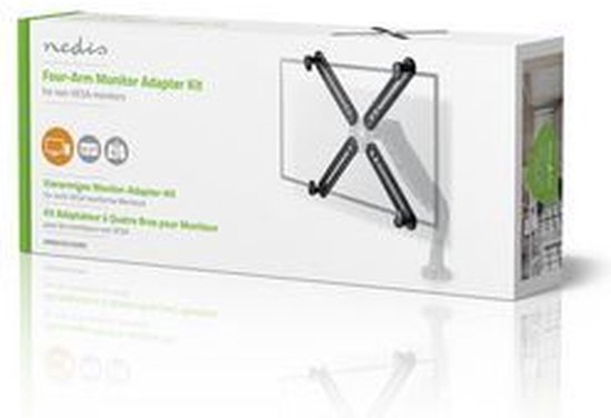 Nedis Adapter Montagekit - 13 " - 27 " - Maximaal gewicht: 8 kg - afbeelding 13