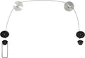 Nedis Vaste TV-Muurbeugel - 37-70 " - Maximaal schermgewicht: 50 kg - Minimale muurafstand: 14.5 mm - Montage draad - ABS / Staal - Metaal / Zwart - afbeelding 1