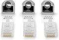 Nedis RJ45-Connector - Male - Solid UTP CAT6 - Recht - Verguld - 10 Stuks - PVC - Grijs - Doos - afbeelding 1