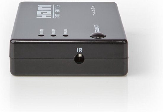 Nedis HDMI-Switch - 3 poort(en) - 3x HDMI Input - 1x HDMI Output - 1080p - 3.4 Gbps - ABS - Zwart - afbeelding 4