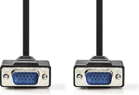 Nedis VGA-Kabel - VGA Male - VGA Male - Vernikkeld - Maximale resolutie: 1024x768 - 3.00 m - Rond - ABS - Zwart - Label - afbeelding 3