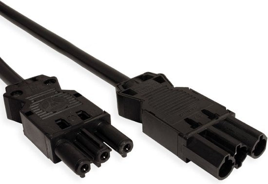 Bachmann installatiestekker stroomkabel - geschikt voor WielandGST18® - GST18® / zwart - 1 meter - afbeelding 5