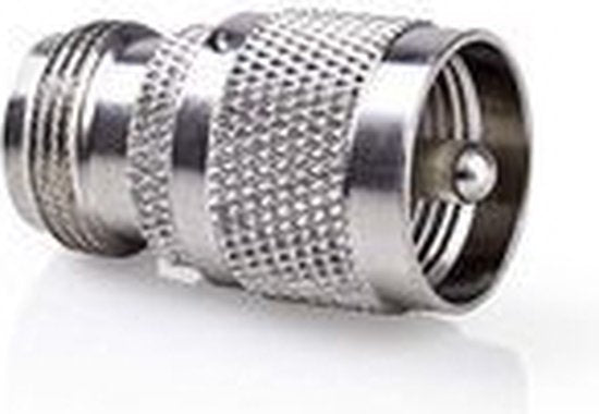 Nedis Satelliet- en Antenne-Adapter - PL259 Male - N-Female - Vernikkeld - 75 Ohm - Recht - Metaal - Zilver - 10 Stuks - Envelop - afbeelding 7