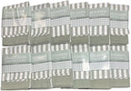 24 x Theedoek 50 cm x 50 cm Grijs 100 % Katoen - afbeelding 1