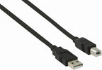 Nedis USB-Kabel - USB 2.0 - USB-A Male - USB-B Male - 480 Mbps - Vernikkeld - m - Rond - PVC - Zwart - afbeelding 12