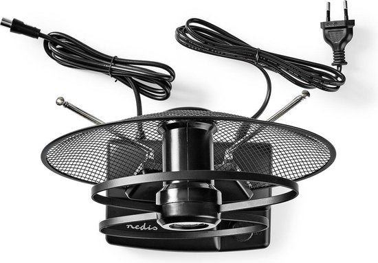 Nedis Binnenantenne - Actief - FM / UHF / VHF - Ontvangstbereik: 0-25 km - LTE800 - Versterking: 36 dB - Versterkingsregelaar - ABS - Zwart - afbeelding 8
