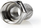 F-connector | Mannelijk | Voor 6,8mm-coaxkabels | 25 stuks | Metaal - afbeelding 38