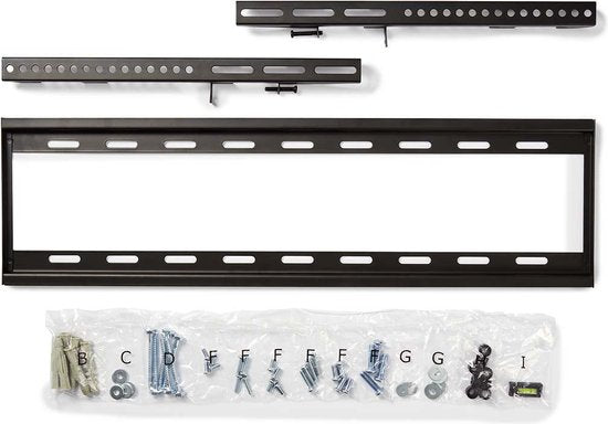 Nedis Vaste TV Muurbeugel - 42 t/m 70 Inch - Max 60 Kg - Zwart - afbeelding 6