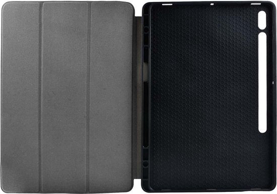 Nedis Tablet Folio Case - Galaxy Tab S7+ - Auto-wake-functie - Grijs / Zwart - Polycarbonate / TPU - afbeelding 3