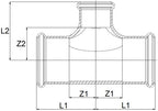 Raccorderie Metalliche Steelpres 392028015 Reduceer T-Stuk 28x15x28 - 1 stuks - afbeelding 3