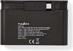Nedis USB Multi-Port Adapter - USB 3.2 Gen 2 - USB-C Male - 2x USB-A / 2x USB-C - Rond - Vernikkeld - Zwart - Doos - afbeelding 5