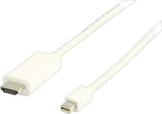 Nedis Mini DisplayPort-Kabel - DisplayPort 1.2 - Mini-DisplayPort Male - HDMI Connector - 21.6 Gbps - Vernikkeld - 2.00 m - Rond - PVC - Wit - Label - afbeelding 9