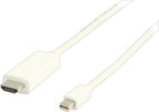 Nedis Mini DisplayPort-Kabel - DisplayPort 1.2 - Mini-DisplayPort Male - HDMI Connector - 21.6 Gbps - Vernikkeld - 2.00 m - Rond - PVC - Wit - Label - afbeelding 9