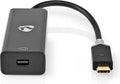 Nedis USB-C Adapter - USB 3.2 Gen 1 - USB-C Male - Mini DisplayPort Female - 0.20 m - Rond - Verguld - PVC - Antraciet - Doos - afbeelding 1