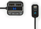 Nedis FM-Audiotransmitter voor Auto - Gefixeerd - Handsfree bellen - 0.8 " - LED-Scherm - Bluetooth - 5.0 V DC / 1.0 A / 5.0 V DC / 2.4 A - Google Assistant / Siri - Grijs / Zwart - afbeelding 10
