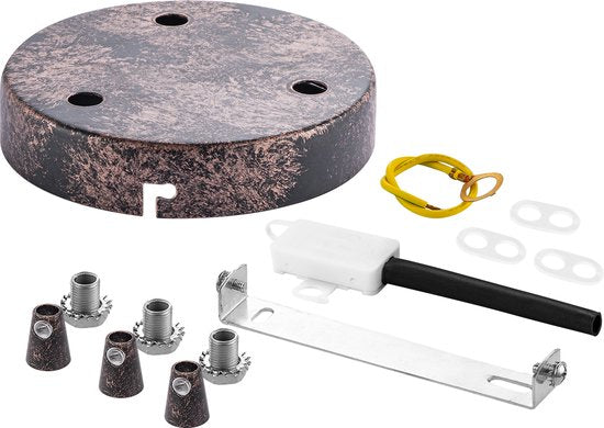 Light Depot - Plafondkap Metaal - Rond - 3 lichts - afbeelding 35