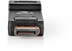 Nedis DisplayPort-Adapter - DisplayPort Male - HDMI Output - 1080p@60Hz - Vernikkeld - Recht - Rond - ABS - ABS - Zwart - Doos - afbeelding 2