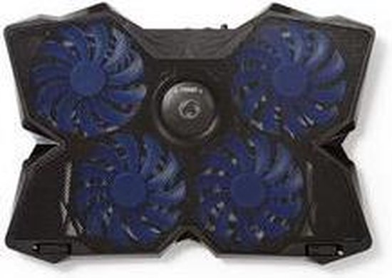 Nedis Gaming Notebook Koeler - Aantal ventilatoren: 4 - USB Gevoed - 15 " - 19 " - LED - afbeelding 16