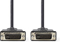 Nedis DVI-Kabel - DVI-I 24+5-Pin Male - DVI-I 24+5-Pin Male - 2560x1600 - Vernikkeld - 2.00 m - Recht - PVC - Zwart - Envelop - afbeelding 1