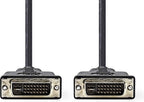 Nedis DVI-Kabel - DVI-I 24+5-Pin Male - DVI-I 24+5-Pin Male - 2560x1600 - Vernikkeld - 2.00 m - Recht - PVC - Zwart - Envelop - afbeelding 1