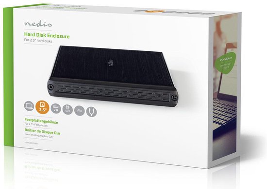 Hardeschijfbehuizing | 2.5 " | SATA II | USB2.0 | USB Type-A | Aluminium - afbeelding 8
